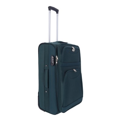 QXIANG Βαλίτσα Υφασμάτινη Ύψος 63cm Medium Πράσινο