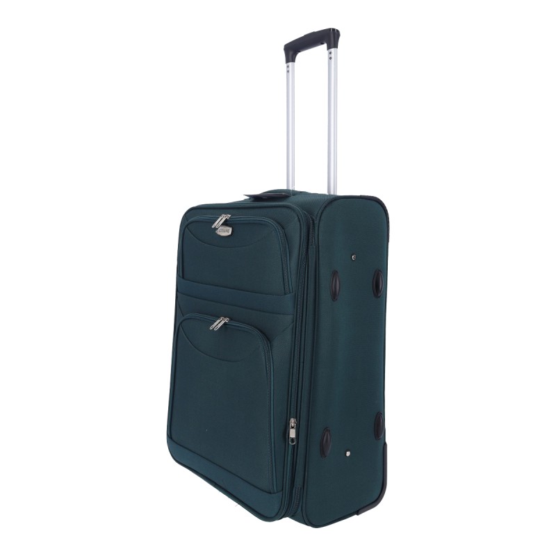 QXIANG Βαλίτσα Υφασμάτινη Ύψος 63cm Medium Πράσινο