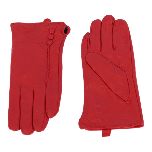 Women's Leather Gloves in Monochrome Super Q&Y