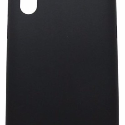 JEL Back Cover Θήκη Σιλικόνης Ματ Μαύρο (Huawei P20)
