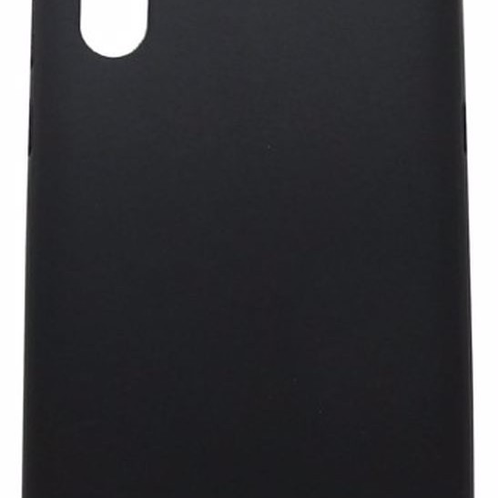 JEL Back Cover Θήκη Σιλικόνης Ματ Μαύρο (Huawei P20)