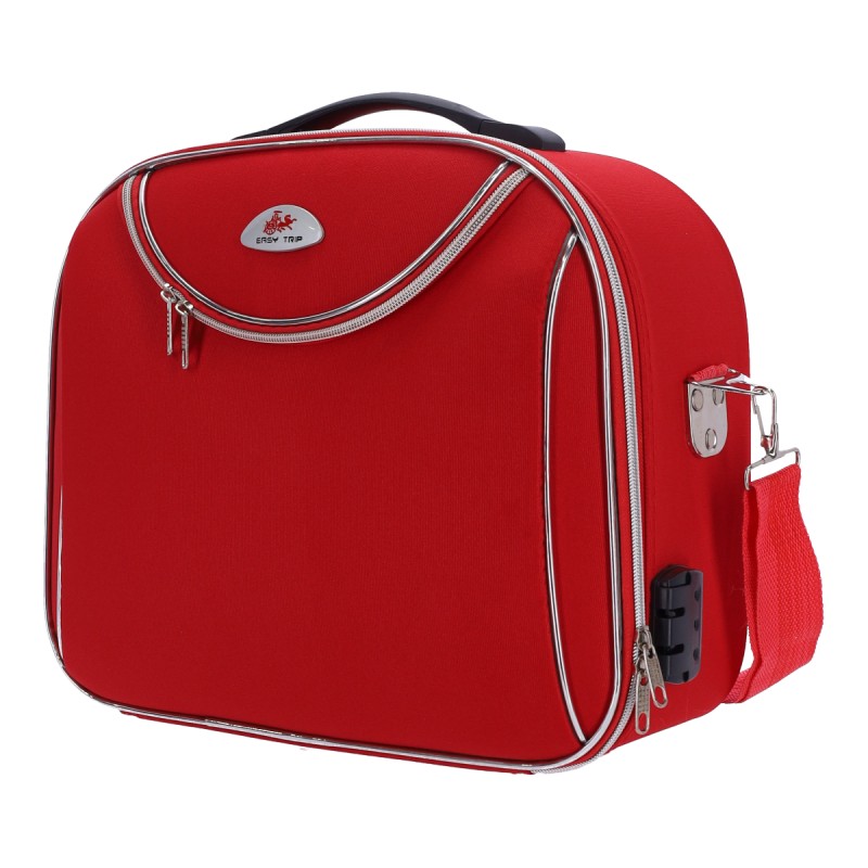 Easy Trip Unisex Νεσεσέρ Ταξιδίου σε Κόκκινο χρώμα Υφασμάτινο