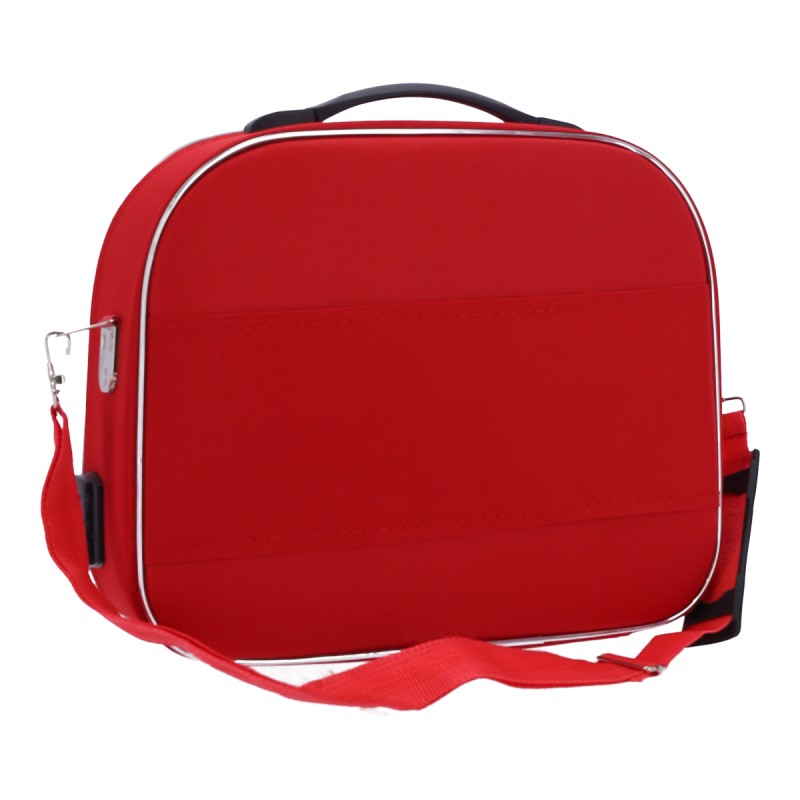 Easy Trip Unisex Νεσεσέρ Ταξιδίου σε Κόκκινο χρώμα Υφασμάτινο
