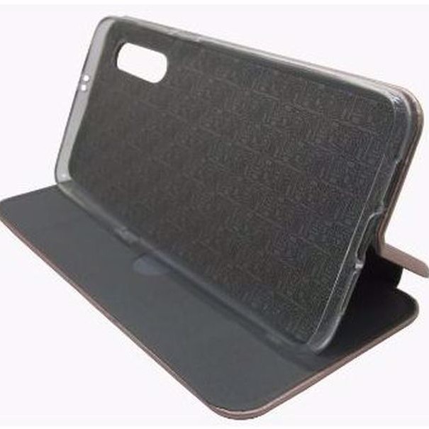 Technovo Θήκη Magnet Book Ροζ Χρυσό (Huawei P30)