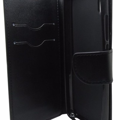 Meiyue Θήκη Book Wallet Πορτοφόλι Δερματίνης Μαύρο (Huawei Y5 2019 & Honor 8S)
