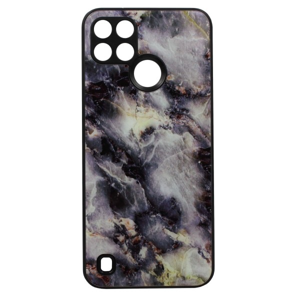 Back Cover Θήκη Με Σχέδιο Μάρμαρο Πολύχρωμο (Realme C21Y & Realme C25Y) Αξεσουάρ Κινητών/Tablet