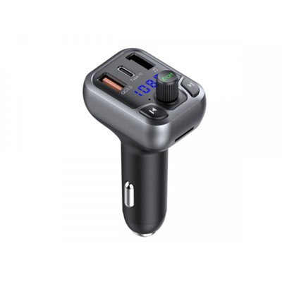 Earldom ET-M63 FM Transmitter Αυτοκινήτου με Type-C/ USB/ Bleutooth/ PD+QC3.0 Μαύρο Earldom ET-M63 FM Transmitter Αυτοκινήτου με Type-C/ USB/ Bleutooth/ PD+QC3.0 Μαύρο
