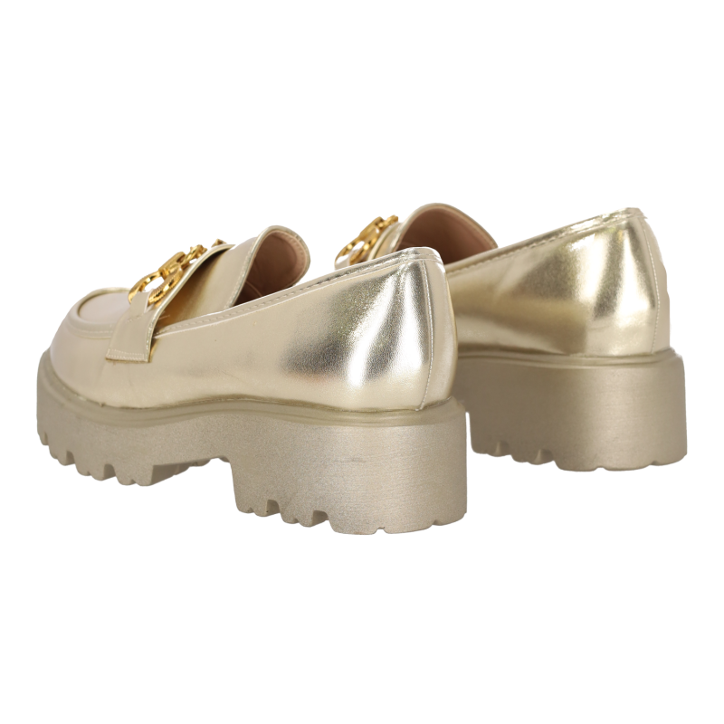 ALTA MODA ΓΥΝΑΙΚΕΙΑ LOAFERS ΜΕ ΧΡΥΣΗ ΑΛΥΣΙΔΑ
