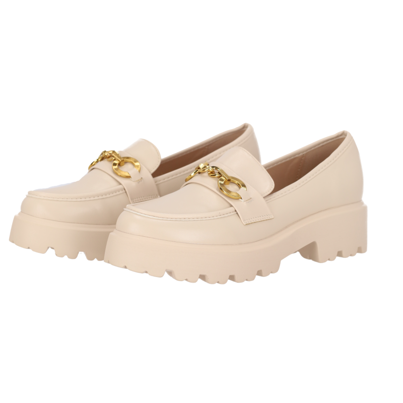 ALTA MODA ΓΥΝΑΙΚΕΙΑ LOAFERS ΜΕ ΧΡΥΣΗ ΑΛΥΣΙΔΑ