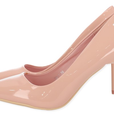 Day- Vine Λουστρινι Γοβα Στιλετο σε Ροζ Χρωμα