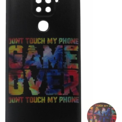 Borofone Back Cover Θήκη Με Σχέδιο Game Over Και Pop Socket (Xiaomi Redmi Note 9 & Xiaomi Redmi 10X)