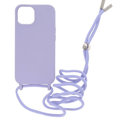 Borofone Back Cover Θήκη Σιλικόνης Με Ρυθμιζόμενο Κορδόνι (Iphone 14)