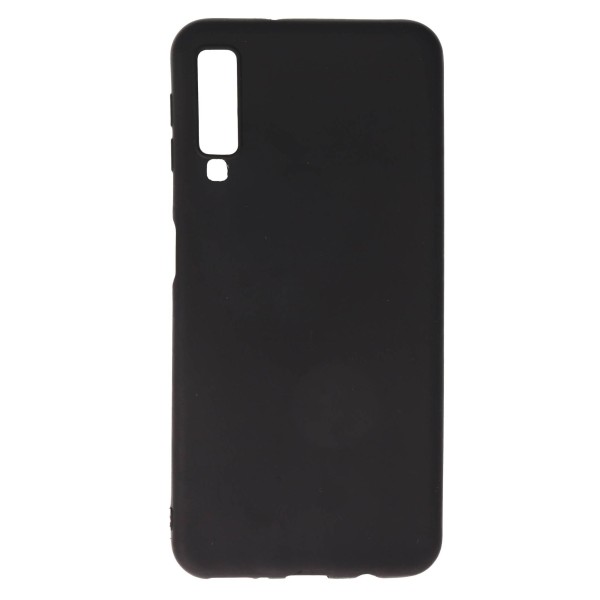Cookover Back Cover Θήκη Ματ Σιλικόνης Μαύρο (Samsung Galaxy A7 2018)