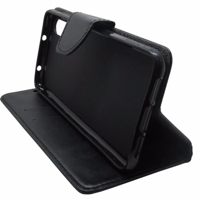 Meiyue Θήκη Book Wallet Πορτοφόλι Δερματίνης Μαύρο (Huawei P30)