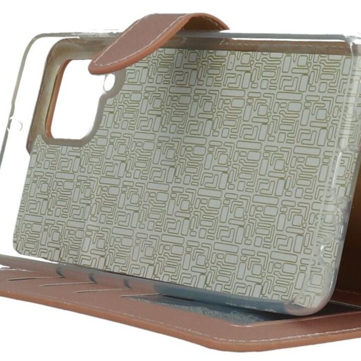 Θήκη Book Wallet Με Μαγνητικό Κούμπωμα Ροζ Χρυσό (Huawei P40 Lite & Huawei Nova 6 SE & Huawei Nova 7i)