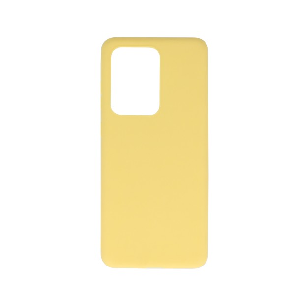 Cookover Back Cover Θήκη Σιλικόνης Ματ Κίτρινο (Samsung Galaxy S20 Ultra)