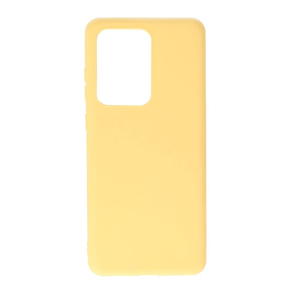 Cookover Back Cover Θήκη Σιλικόνης Ματ Κίτρινο (Samsung Galaxy S20 Ultra)