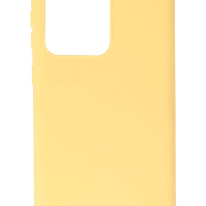 Cookover Back Cover Θήκη Σιλικόνης Ματ Κίτρινο (Samsung Galaxy S20 Ultra)