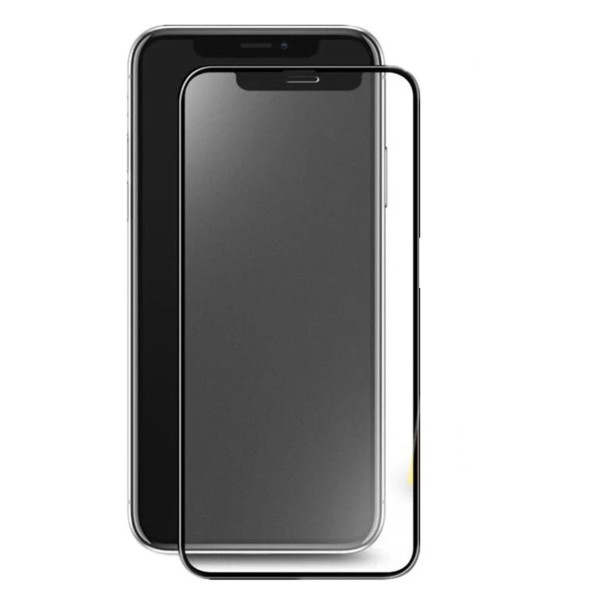 Fullscreen Tempered Glass Ματ Μαύρο (Iphone X/ Iphone Xs/ Iphone 11 Pro)