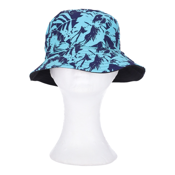 Unisex Καπέλο Bucket με Σχέδιο σε Μπλε Χρώμα