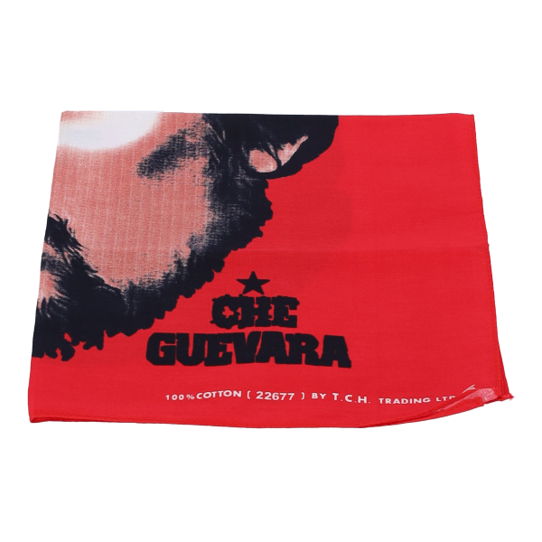 Μπαντάνα Τετράγωνη Che Guevara με Τύπωμα 52Χ52εκ Red
