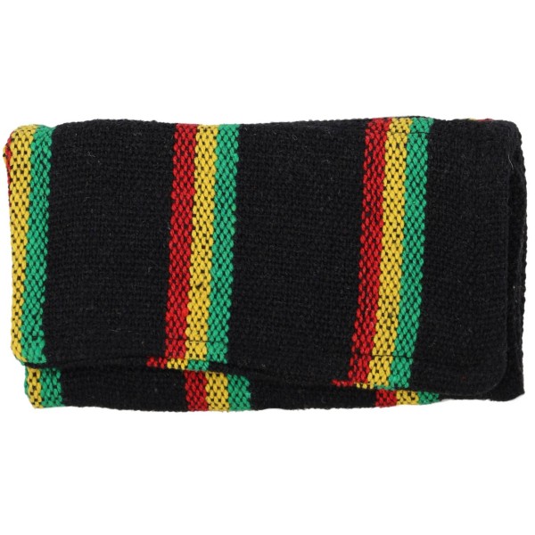 Καπνοθήκη Χειροποίητη Υφασμάτινη Μαύρη - Πολύχρωμη