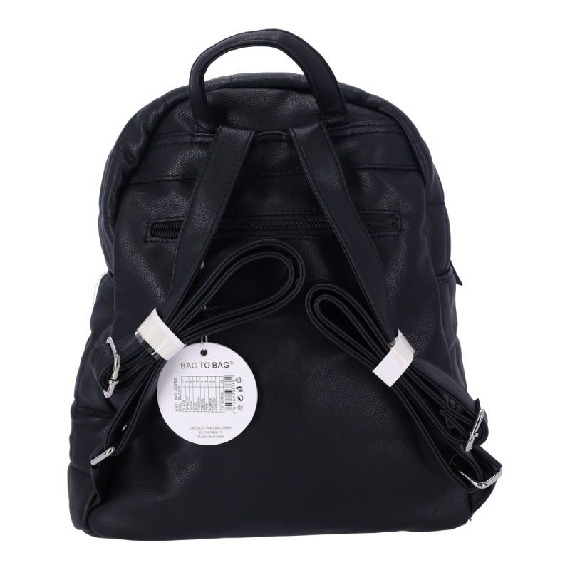 Bag to Bag Γυναικεία Τσάντα Πλάτης Δερατίνη