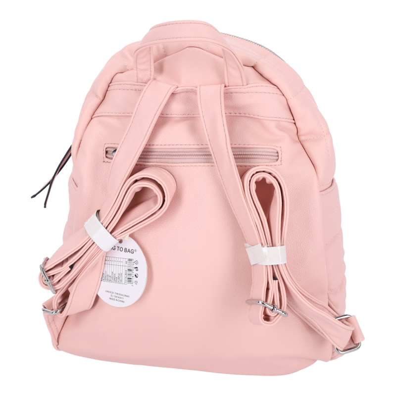 Bag to Bag Γυναικεία Τσάντα Πλάτης Δερατίνη