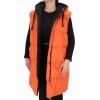For She Μακρύ Γυναικείο Αμάνικο Puffer Μπουφάν Ανοιξιάτικο - Φθινοπωρινό Πορτοκαλί For She Μακρύ Γυναικείο Αμάνικο Puffer Μπουφάν Ανοιξιάτικο - Φθινοπωρινό Πορτοκαλί