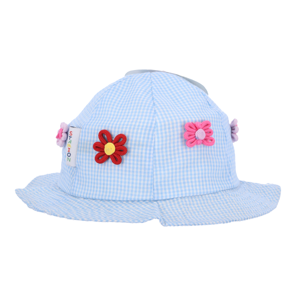 Stamion 12918 Size 48 Παιδικό Καπέλο Bucket Υφασμάτινο Γαλάζιο