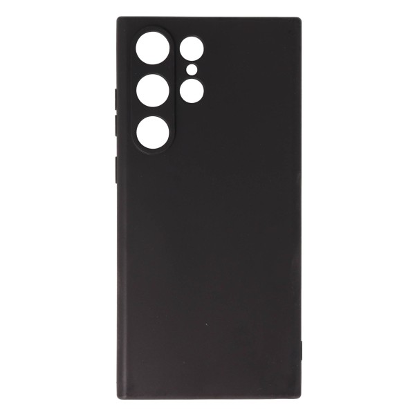Siipro Back Cover Θήκη Σιλικόνης Ματ Μαύρο (Samsung Galaxy S23 Ultra)