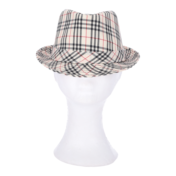 Γυναικείο Καπέλο Καβουράκι Υφασμάτινο Καρό