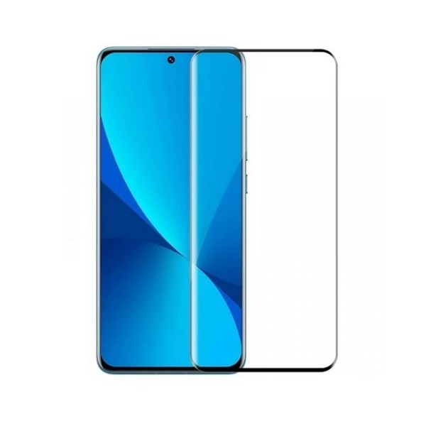 Fullscreen Tempered Glass Μαύρο (Xiaomi 12)