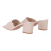 PLATO Δερμάτινα Mules με Χοντρό Τακούνι