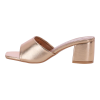 PLATO Δερμάτινα Mules με Χοντρό Τακούνι