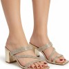 PLATO Mules με Χοντρό Τακούνι και Στρας PLATO Mules με Χοντρό Τακούνι και Στρας