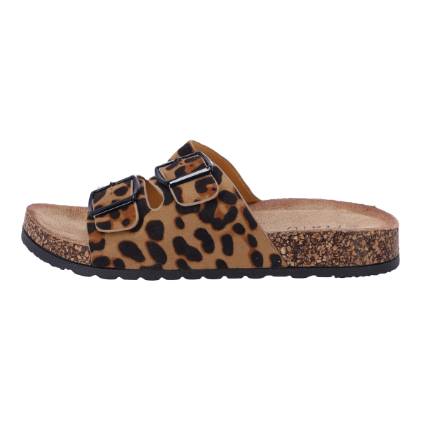 Plato LS-131 Γυναικεία Σανδάλια Animal Print Suede