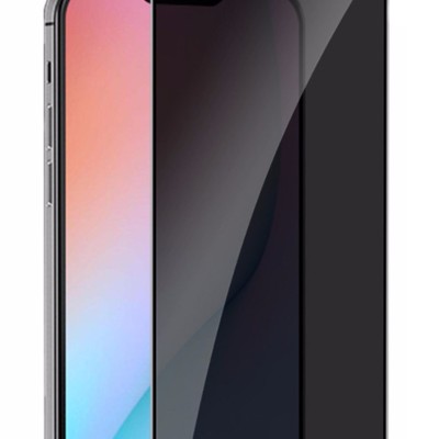 Oba Style Privacy Fullscreen Tempered Glass Μαύρο (Iphone 12 Mini)
