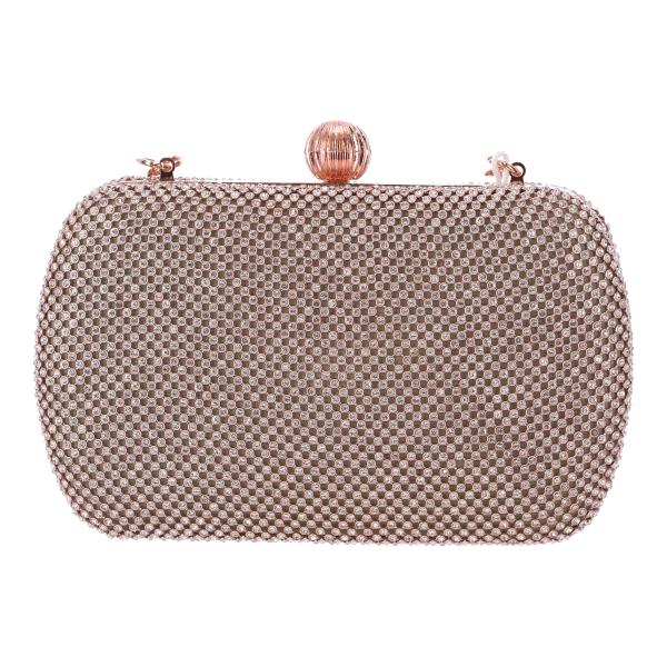 Bag to Bag 3631 Γυναικεία Τσάντα Χειρός Ροζ- Χρυσό