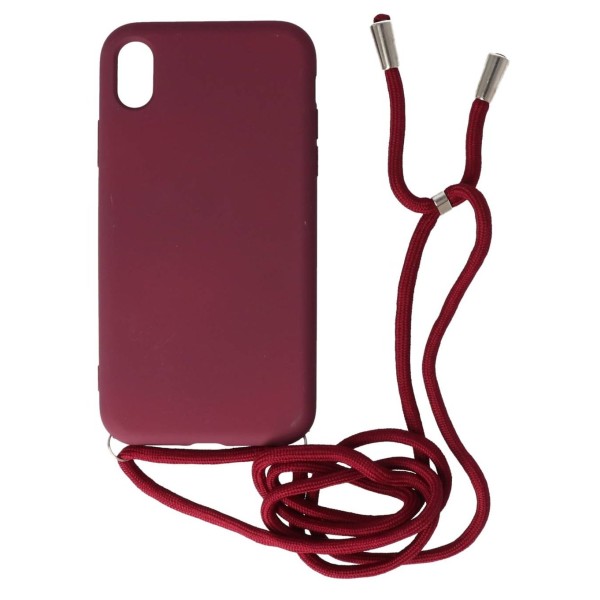 Oba Style Back Cover Θήκη Σιλικόνης Με Ρυθμιζόμενο Κορδόνι (Iphone XR)