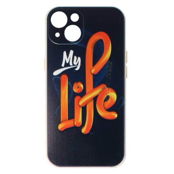 Back Cover Θήκη Σιλικόνης Με Σχέδιο My Life (Iphone 13)