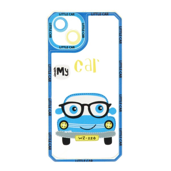 Back Cover Θήκη Σιλικόνης Διάφανη Με Σχέδιο Αυτοκίνητο (Iphone 13)