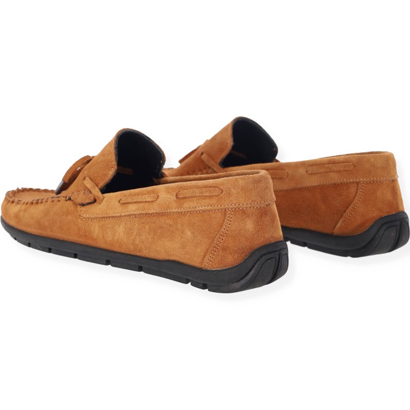 Big Boster 491 Δερμάτινα Ανδρικά Loafers Suede