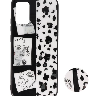 Back Cover Θήκη Με Σχέδιο Animal Print Και Pop Socket (Samsung Galaxy A02s)