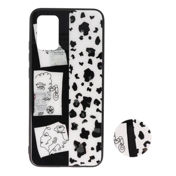 Back Cover Θήκη Με Σχέδιο Animal Print Και Pop Socket (Samsung Galaxy A02s)