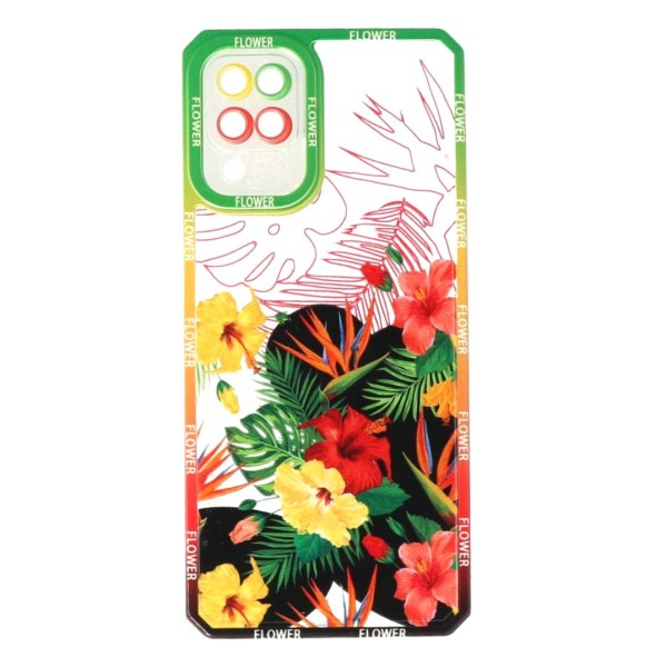 Back Cover Θήκη Σιλικόνης Διάφανη Με Σχέδιο Λουλούδια (Samsung Galaxy A12 & Samsung Galaxy M12)