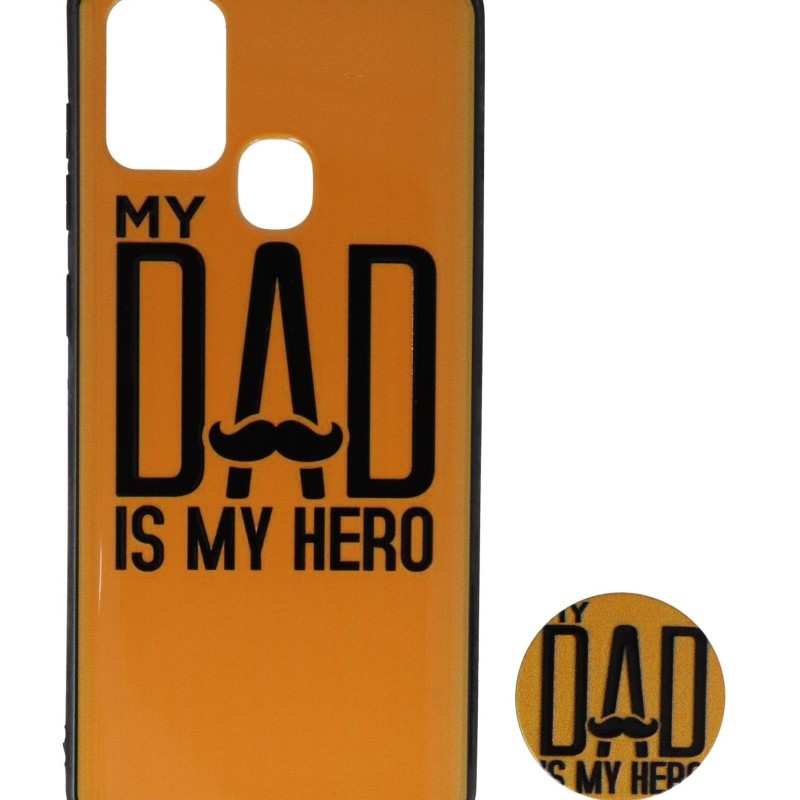 Back Cover Θήκη Με Σχέδιο My Dad Is Hero Και Pop Socket (Samsung Galaxy A21s) Back Cover Θήκη Με Σχέδιο My Dad Is Hero Και Pop Socket (Samsung Galaxy A21s)