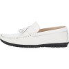 Δερμάτινα Aνδρικά Loafers σε Άσπρο Χρώμα