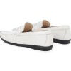 Δερμάτινα Aνδρικά Loafers σε Άσπρο Χρώμα