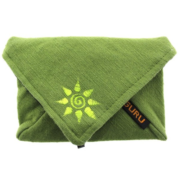 Υφασμάτινη Καπνοθήκη Πράσινη Με Σχέδιο Ήλιος Είδη Καπνιστού